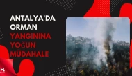 Aksu'da Orman Yangınına Havadan ve Karadan Müdahale
