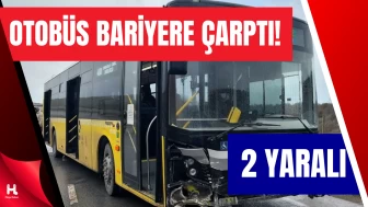 Arnavutköy’de İETT otobüsü kazaya karıştı: 2 kişi yaralandı