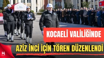 Emekli Vali Yardımcısı İnci İçin Kocaeli Valiliğinde Resmi Tören