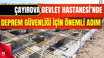 Çayırova Devlet Hastanesi’nde Deprem İzolatörleri Monte Ediliyor