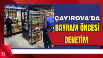 Çayırova Belediyesi Zabıtası Bayram Öncesi Sahaya İndi