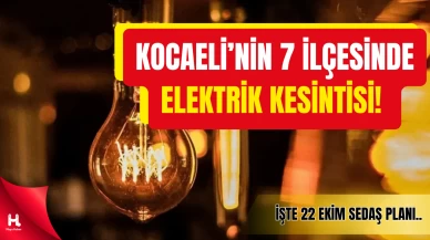 Kocaeli’nin 7 İlçesinde Elektrik Kesintisi! İşte 22 Ekim SEDAŞ Planı