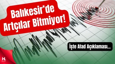 Balıkesir Yine Sallandı! AFAD’ dan Deprem Açıklaması