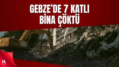 Gebze’de 7 Katlı Bina Çöktü: Enkazda 5 Kişi Kurtarılmayı Bekliyor
