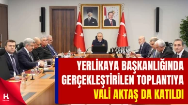 Vali İlhami Aktaş, Bakan Yerlikaya’nın VKS Toplantısına Katıldı