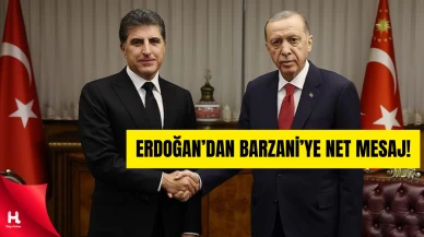 Erdoğan, IKBY Başkanı Neçirvan Barzani’yi Kabul Etti