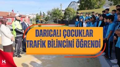 Minik Sürücüler Trafik Kurallarını Uygulamalı Öğreniyor