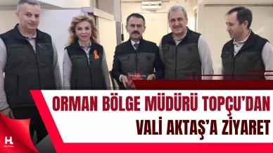 Sakarya Orman Bölge Müdürü Metin Topçu’dan Vali Aktaş’a Ziyaret