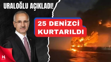 Karadeniz’de gemilerde yaşanan patlamalarda 25 denizci kurtarıldı