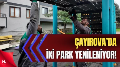 Çayırova Belediyesi İki Parkta Yenileme Çalışması Başlattı