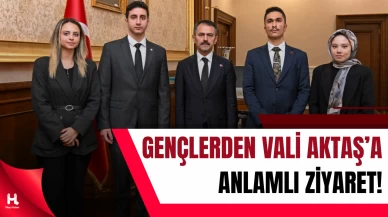 Kocaeli Üniversitesi Öğrencilerinden Vali Aktaş’a Ziyaret
