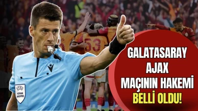 Şampiyonlar Ligi’nde Galatasaray’ın Deplasman Maçı Hakemi Belli Oldu