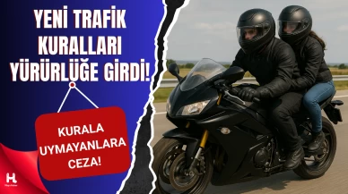 Trafikte Yeni Kurallar: Kask, Eldiven ve Gözlük Şart