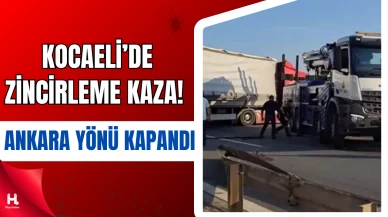TEM’de Zincirleme Kaza! Ankara Yönü Trafiğe Kapandı