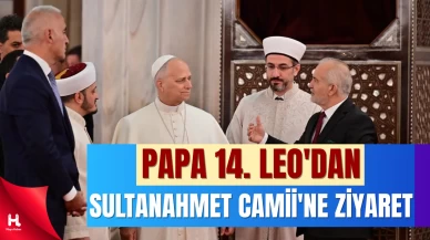 Vatikan Devlet Başkanı Papa Sultanahmet Camisi’ni ziyaret etti