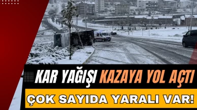 Nevşehir’de İşçi Servisi Devrildi: 14 İşçi Yaralandı