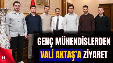 Mühendislik Öğrencileri Tecrübelerini Vali Aktaş ile Paylaştı