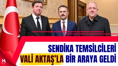 Sendika Başkanlarından Vali İlhami Aktaş’a Nezaket Ziyareti