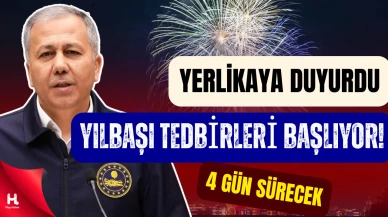 4 Gün Boyunca 325 Bin Personel Görevde: Yılbaşı Tedbirleri Açıklandı