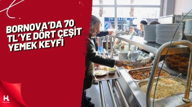 Bornova’da 70 TL’ye Dört Çeşit Yemek Keyfi