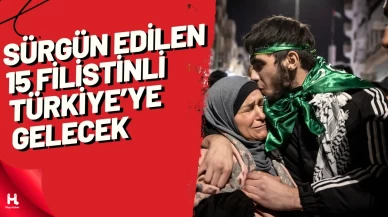 İsrail'in sürgün ettiği 15 Filistinli Türkiye'ye gelecek