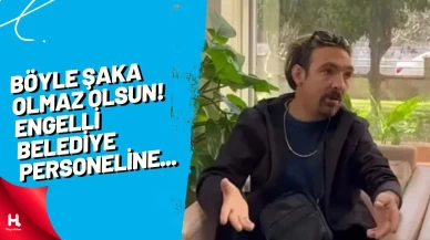 Böyle Şaka Olmaz Olsun! Engelli Belediye Personeline...