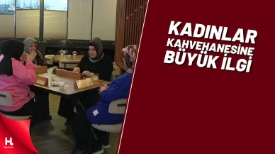 Bursa'da kadınlara özel kahvehane