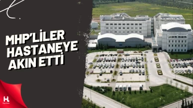 MHP'liler hastaneye akın etti