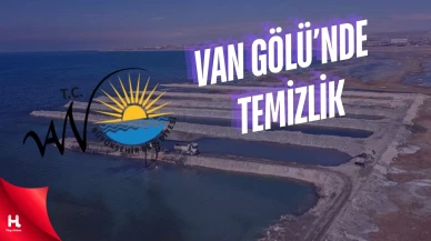 Van Gölü'nde Temizlik Çalışmaları
