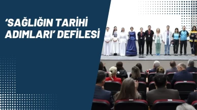 Kırklareli’nde Sağlığın Tarihi Adımları Defilesi Düzenlendi