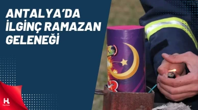 Antalya'da Ramazan Topu Geleneği Ses Bombası İle Sürdürülüyor
