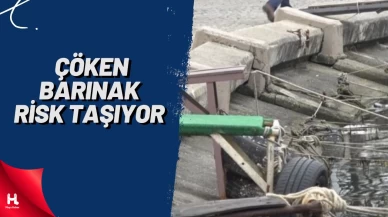 Yalova'da Çöken Balıkçı Barınağı Risk Teşkil Ediyor