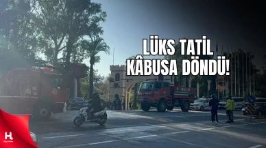 Marmaris’te 5 Yıldızlı Otelde Gece Yarısı Yangını Paniği