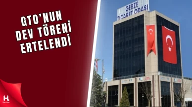 GTO'nun Dev Töreni Hisarcıklıoğlu'nun Rahatsızlanmasıyla Ertelendi