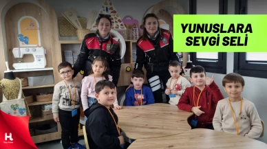 Lokomotif Çocuk Köyü'nde Renkli Buluşma: Polislere Sevgi Seli!