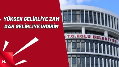 Bolu’da Su Tarifesinde Devrim Gibi Karar