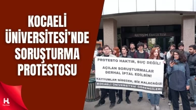 Kocaeli Üniversitesi Öğrencilerinden Soruşturma Protestosu