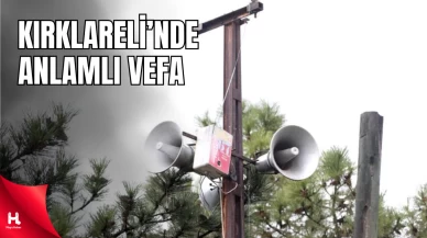 Kırklareli’nde Hoparlörlerden Volkan Konak’ın Şarkıları Dinletildi