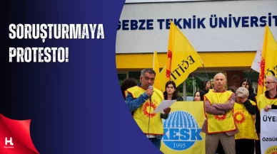 GTÜ’deki Akademisyenlere Soruşturma Protesto Edildi