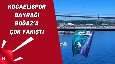 Kocaelispor Bayrağı İstanbul Boğazı’na Çok Yakıştı