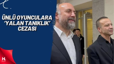Halit Ergenç Ve Rıza Kocaoğlu'na Hapis Cezası