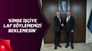 Özgür Özel'den İzmir’deki Greve Destek