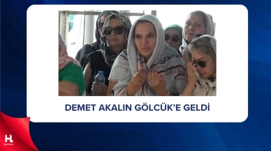 Demet Akalın Cenaze İçin Gölcük'e Geldi