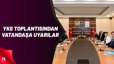 YKS Sınavı Toplantısı Vali Aktaş Başkanlığında Yapıldı
