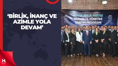 Büyük Birlik Partisi Kocaeli İl Yönetimi Tanıtıldı