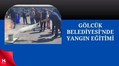 Büyükşehir İtfaiyesinden Gölcük Belediyesi Personeline Yangın Eğitimi