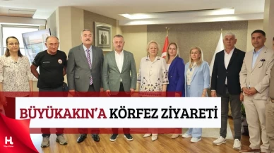 Körfez Kent Konseyi'nden Büyükakın’a Ziyaret
