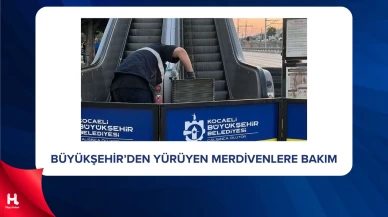 Büyükşehir’den Yürüyen Merdivenlere Düzenli Bakım