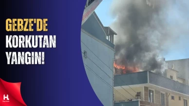 Gebze’de Yangın Panik Yarattı!