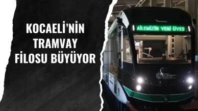 Kocaeli’de 6. Yeni Tramvay Raylarda